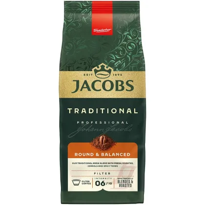 Jacobs Traditional Filterkaffee 8 x 1kg gemahlen
